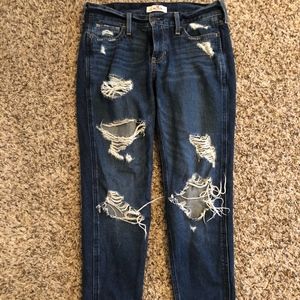 Distressed Boyfriend Jeans